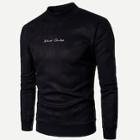Shein Men Embroidery Detail Velvet Sweatshirt
