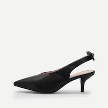 Shein Bow Decor Slingback Kitten Heels