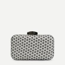 Shein Polka Dot Clutch Chain Bag