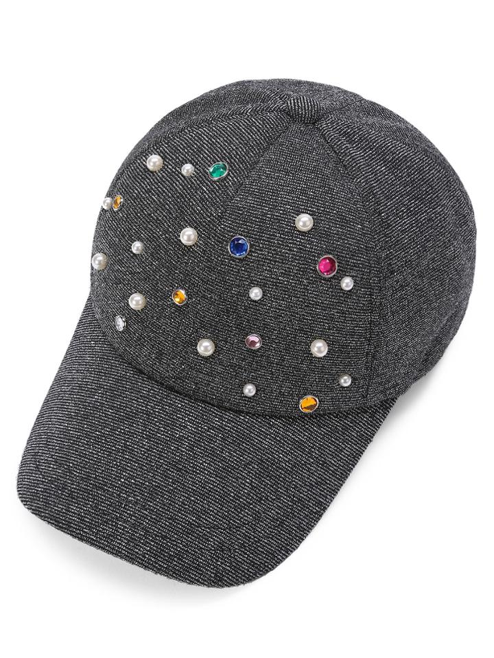 Shein Faux Pearl Baseball Cap