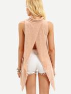 Shein Wrap Back Slub T-shirt