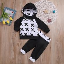 Shein Toddler Boys Geo Pattern Hoodie & Pants
