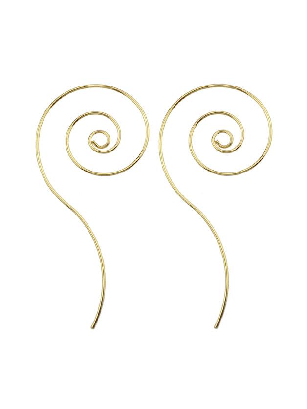 Shein Gold Geometric Circle Statement Hoop Earrings For Women