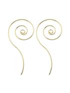 Shein Gold Geometric Circle Statement Hoop Earrings For Women