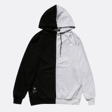 Shein Men Two Tone Drawstring Hoodie