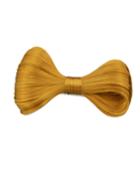 Shein Gold Synthetic Hair Bowknot Hair Clip