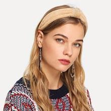 Shein Knot Design Knit Headband