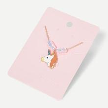 Shein Girls Unicorn Charm Necklace