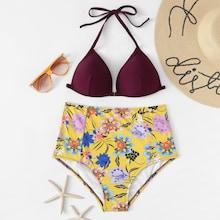 Shein Mix And Match Random Floral Bikini Set