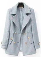 Rosewe Gorgeous Long Sleeve Turndown Collar Double Breasted Coat