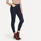 Shein Solid Skinny Ankle Jeans