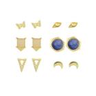 Shein Blue Stone Earrings Set