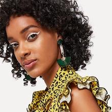 Shein Bar & Fan Shaped Drop Earrings