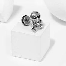 Shein Men Skeleton Shaped Stud Earring 1pc