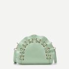 Shein Criss Cross Detail Ruffle Trim Pu Bag