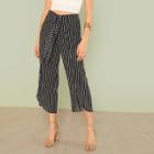 Shein Knot Waist Wrap Pants