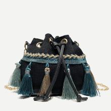 Shein Tassel Detail Bucket Bag