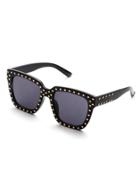 Shein Black Frame Square Design Sunglasses