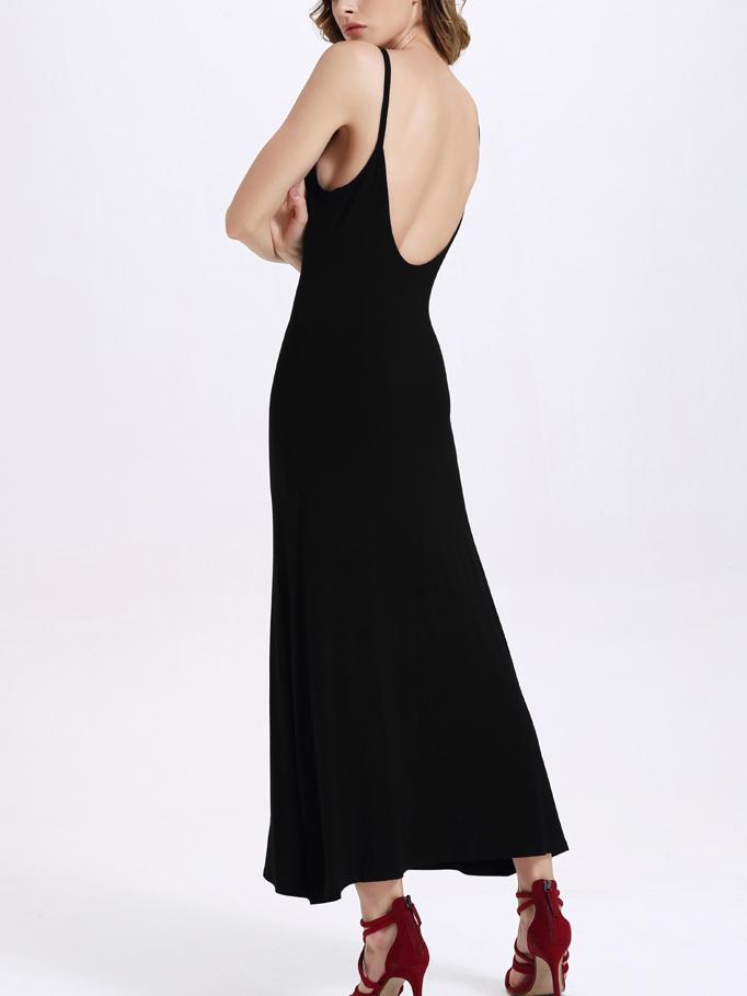 Shein Backless Long Cami Dress