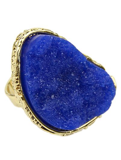 Shein Hot-sale Individual Crystal Blue Ring