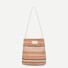 Shein Multicolor Straw Tote Bag