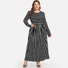 Shein Plus Striped Dress