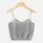 Shein Solid Knit Cami Top