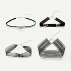 Shein Bird Detail Lace Choker Set 4pcs