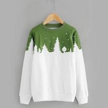 Shein Toddler Boys Christmas Print Sweatshirt