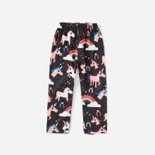Shein Girls Cartoon Print Pants
