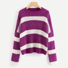 Shein Two Tone Glitter Oversized Jumper