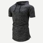 Shein Men Space Dye Hooded Sweatshirt