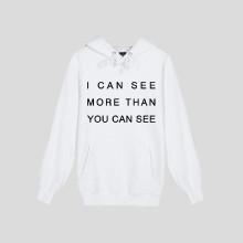 Shein Men Letter Print Hooded Sweatshirt