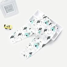 Shein Toddler Girls Cactus Print Pants