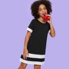 Shein Girls Two Tone Tee Dress