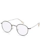 Shein Silver Metal Frame Clear Lens Glasses