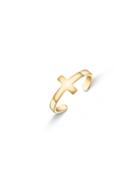 Shein Gold Tone Cross Design Rings