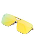 Shein Golden Square Gradient Lens Sunglasses