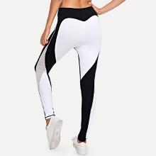 Shein Colorblock Skinny Leggings
