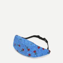 Shein Rose Print Bum Bag