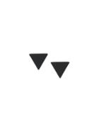 Shein Black Minimalist Triangle Ear Studs