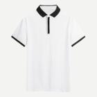 Shein Men Contrast Trim Polo T-shirt