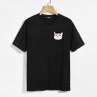 Shein Men Cat Print T-shirt