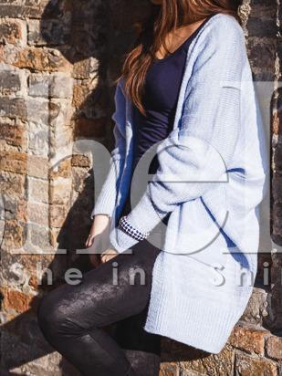 Shein Long Sleeve Pockets Cardigan Sweater