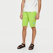 Shein Men Drawstring Waist Letter Shorts
