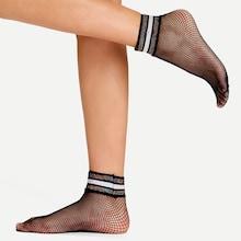 Shein Glitter Hem Net Socks