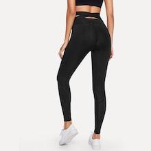 Shein Waist Knot Solid Leggings