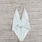 Shein Knot Front Backless Swimsuit