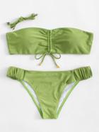 Shein Detachable Straps Elastic Bikini Set