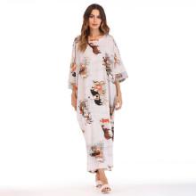Shein Figure & Horse Print Longline Dress